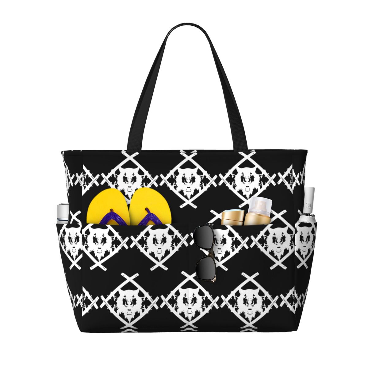 Yoga Fitness Merch - Bolso de playa con logotipo de