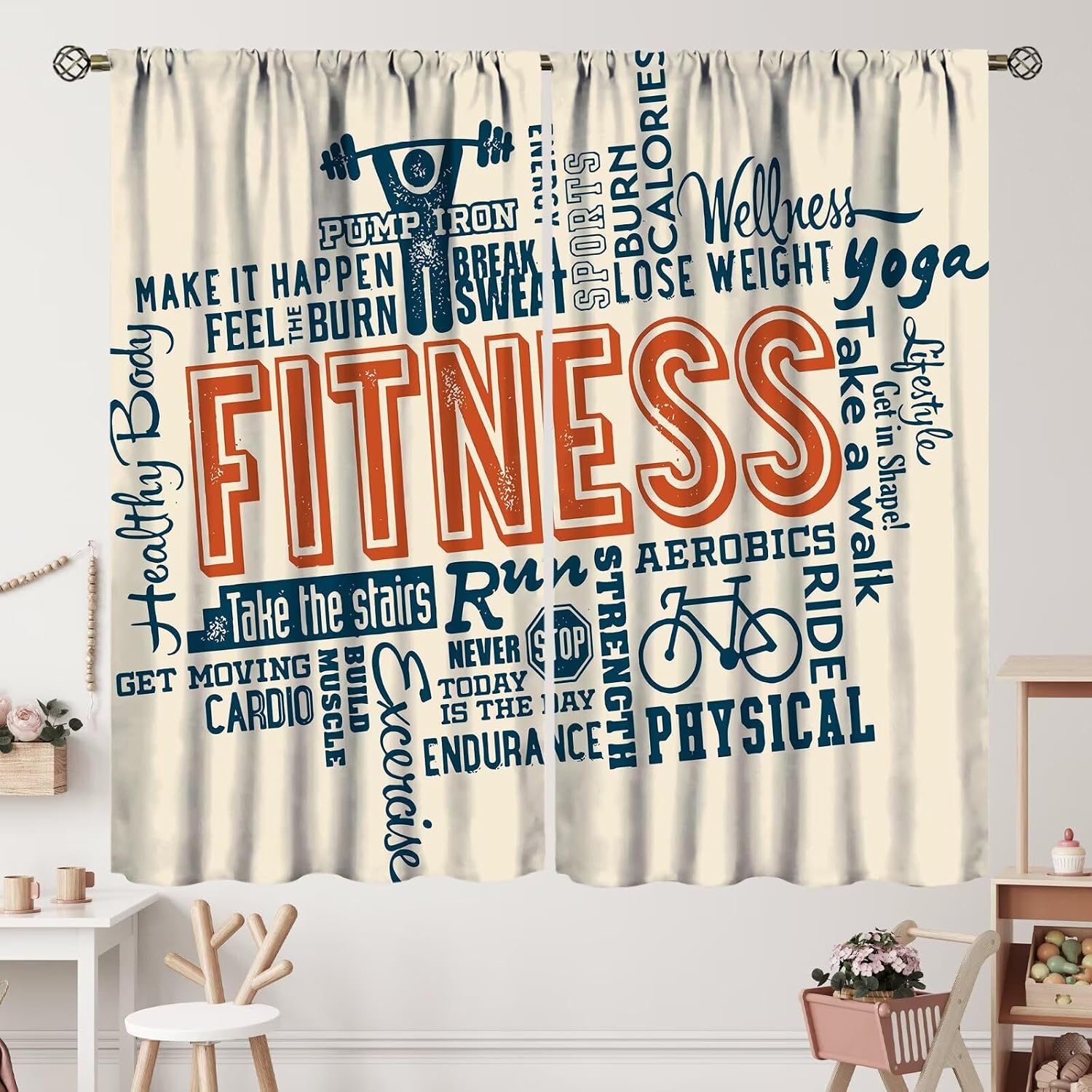 Yoga Fitness Hotel - Gran Pancarta Motivacional para Entrenamientos de
