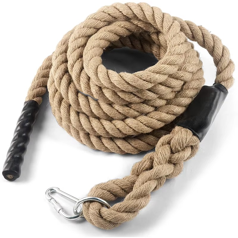 Battle Rope Exercise - Cuerda de Ejercicio Profesional de Cáñamo