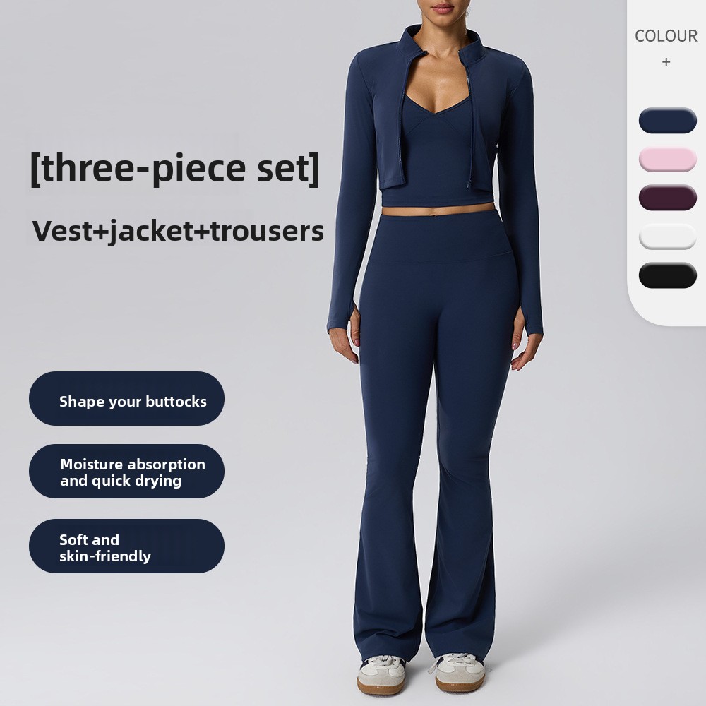 Yoga Fitness Jacket - Conjunto Deportivo Naked Feel de Tres