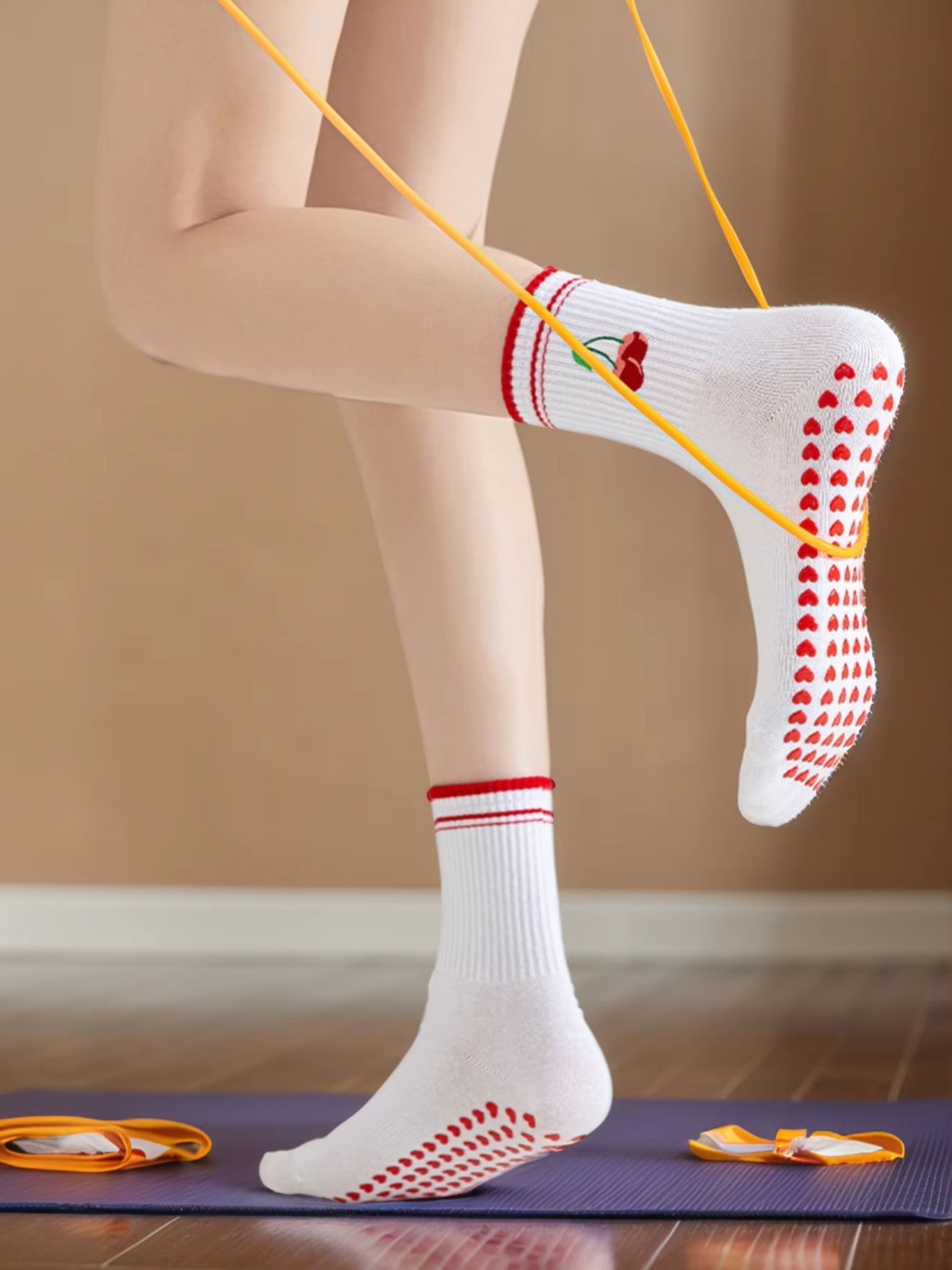 Yoga For Fitness - 1 Par de Calcetines Profesionales de