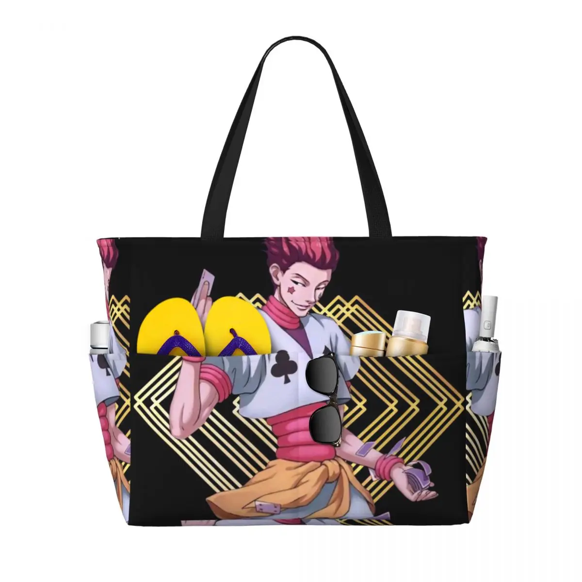 Bolsa de Playa Hisoka Anime Hu - Yoga Fitness Tote reseña y precio