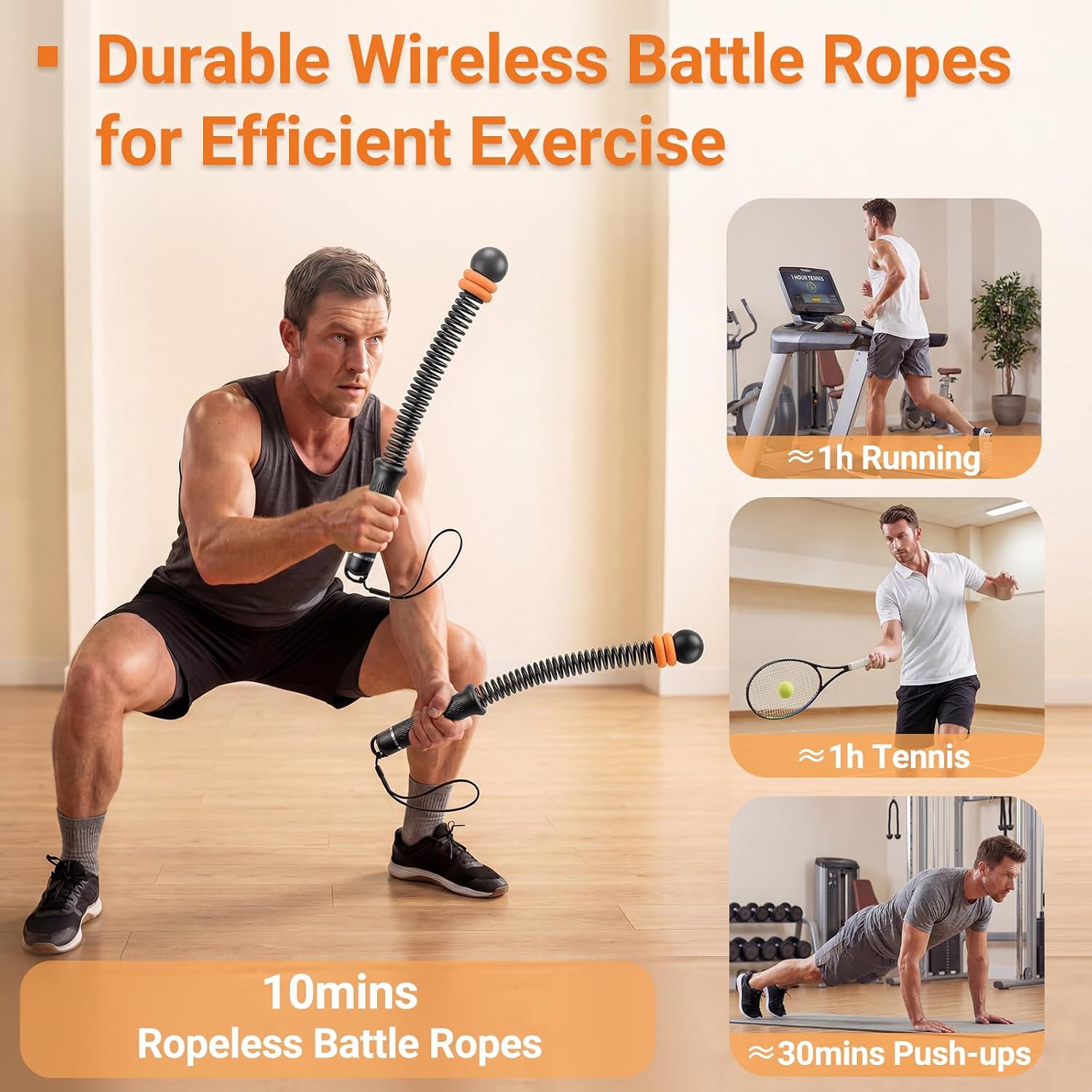 Cuerdas de Entrenamiento Ajust - Battle Rope Exercise reseña y precio