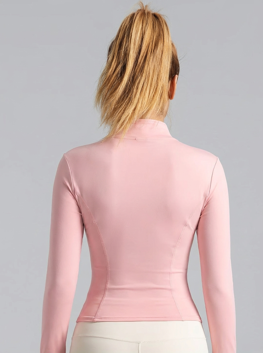Nueva Chaqueta Deportiva Rosa  - Yoga Fitness Jacket reseña y precio