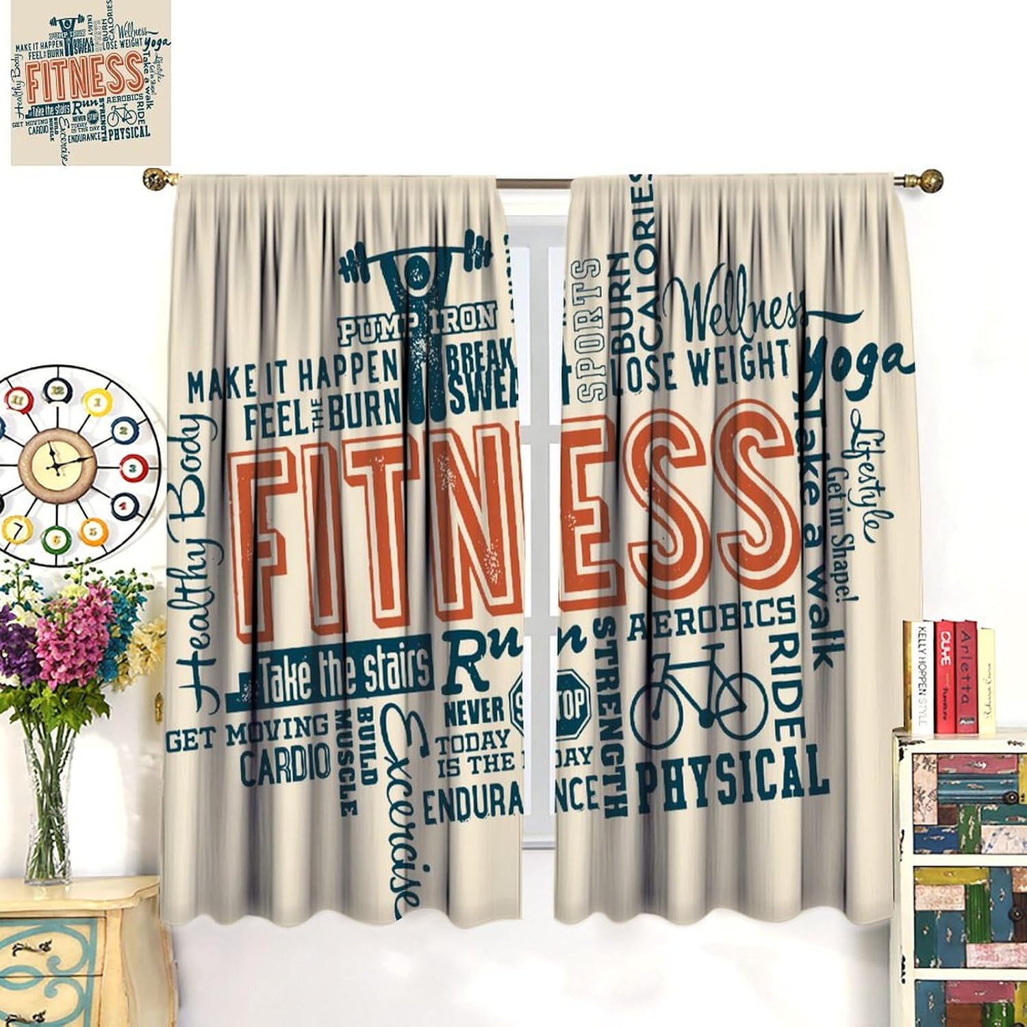 Gran Pancarta Motivacional par - Yoga Fitness Hotel reseña y precio