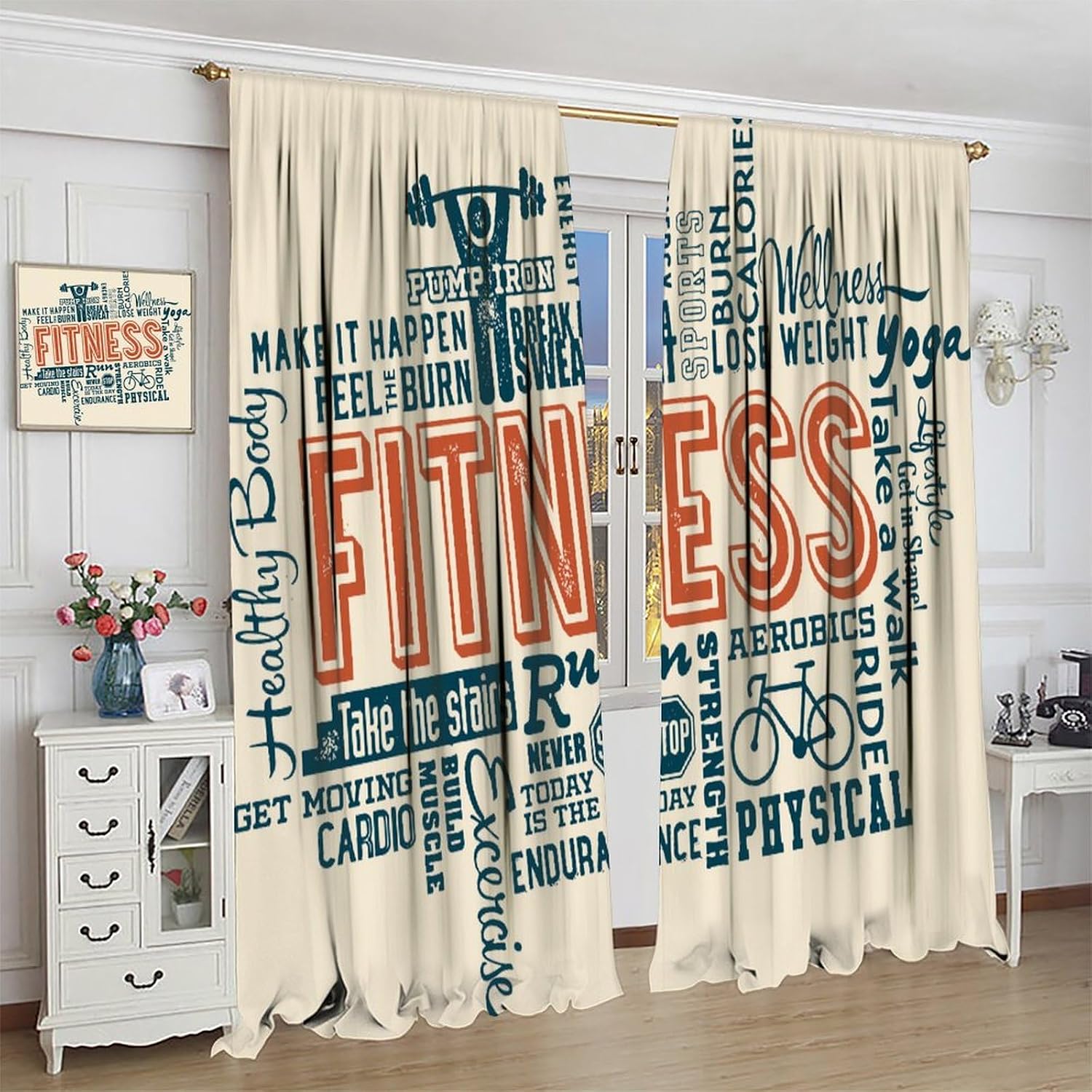 Gran Pancarta Motivacional par - Yoga Fitness Hotel reseña y precio