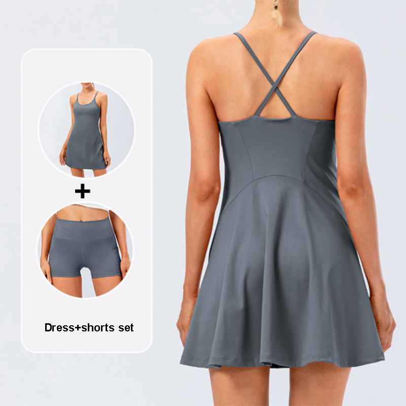 Falda de Yoga y tenis para muj - Yoga Fitness Dress reseña y precio