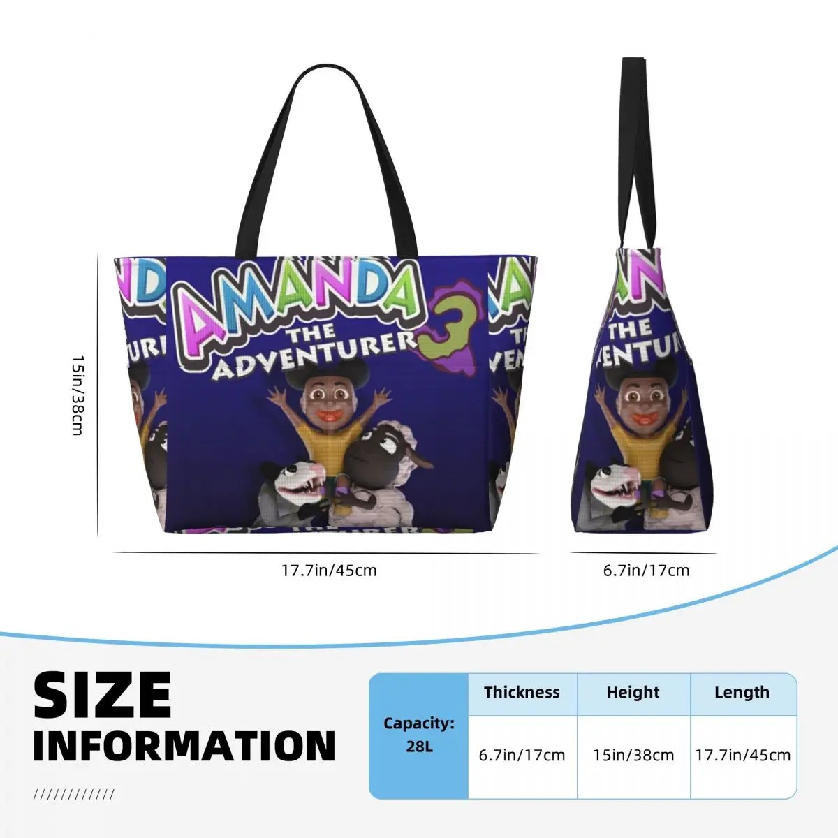 Bolso de playa Amanda The Adve - Yoga Fitness Tote reseña y precio