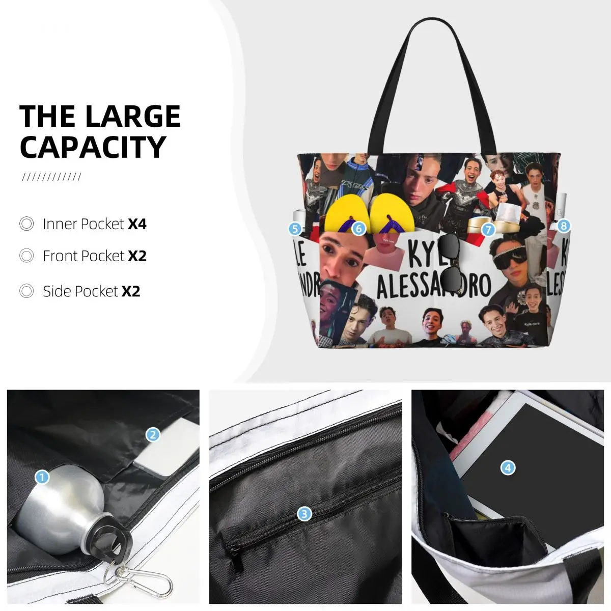 Kyle Alessandro (1) Bolsa de p - Yoga Fitness Tote reseña y precio