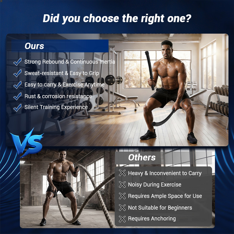 Cuerda de batalla sin cable UM - Battle Rope Exercise reseña y precio