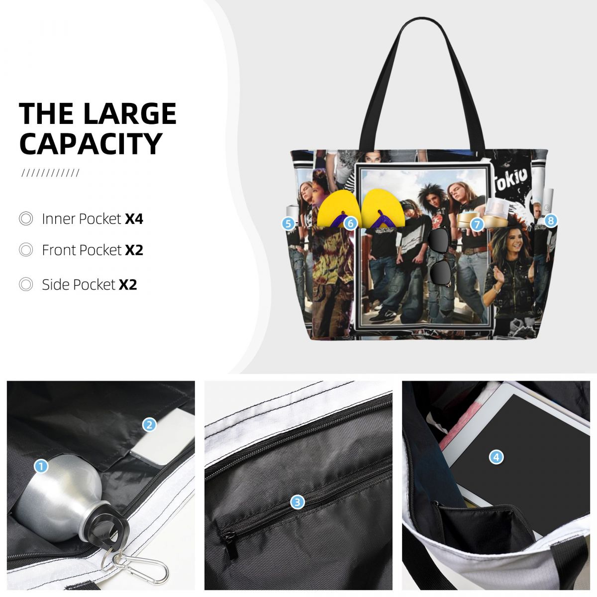 Bolso de playa con emblema de  - Yoga Fitness Hotel reseña y precio