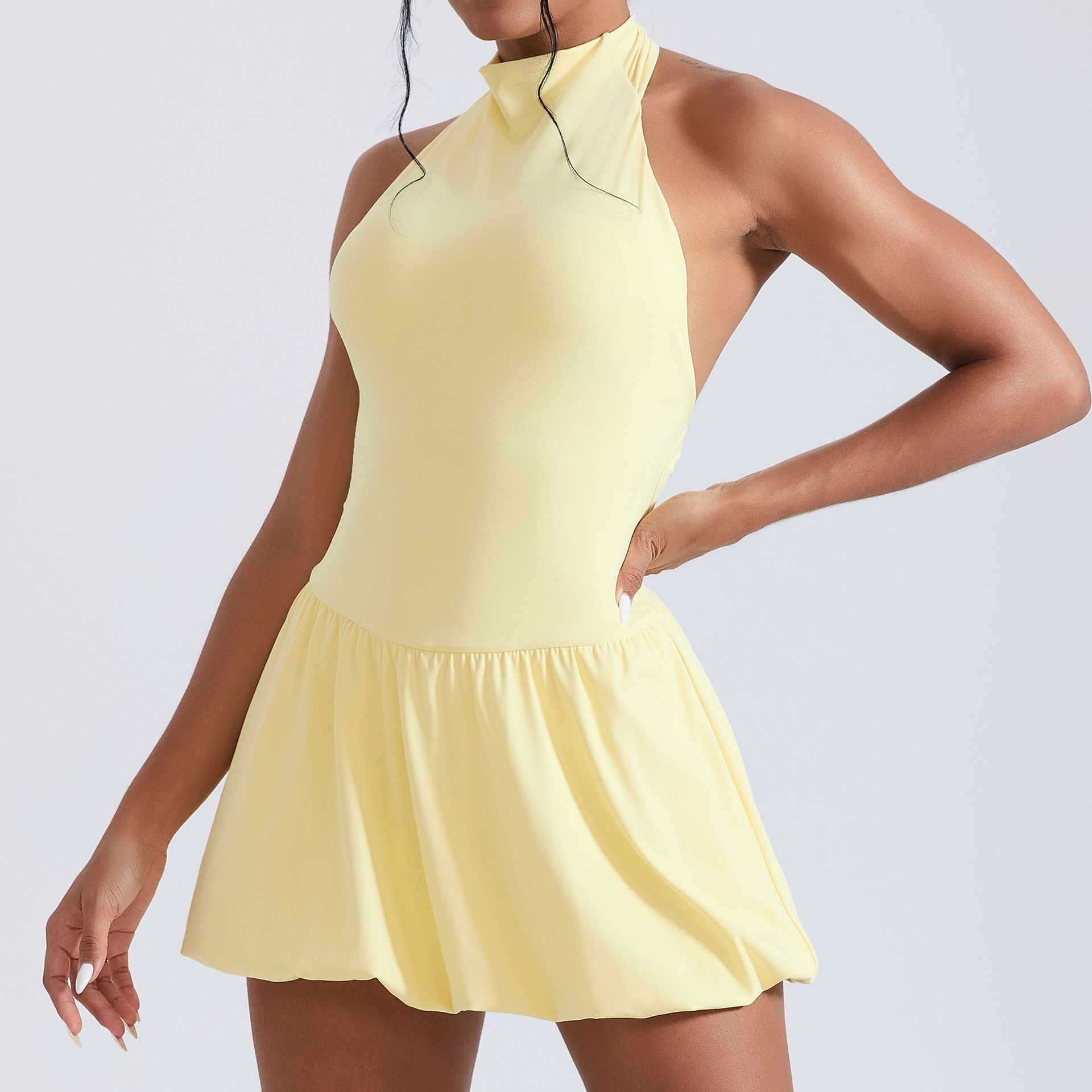 Ningyu-vestido de tenis de Gol - Yoga Fitness Dress reseña y precio