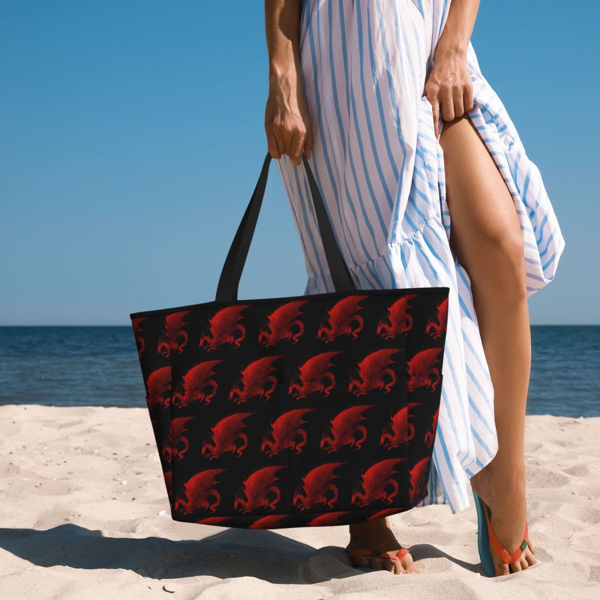 Dragon Age Origins Blood Drago - Yoga Fitness Tote reseña y precio