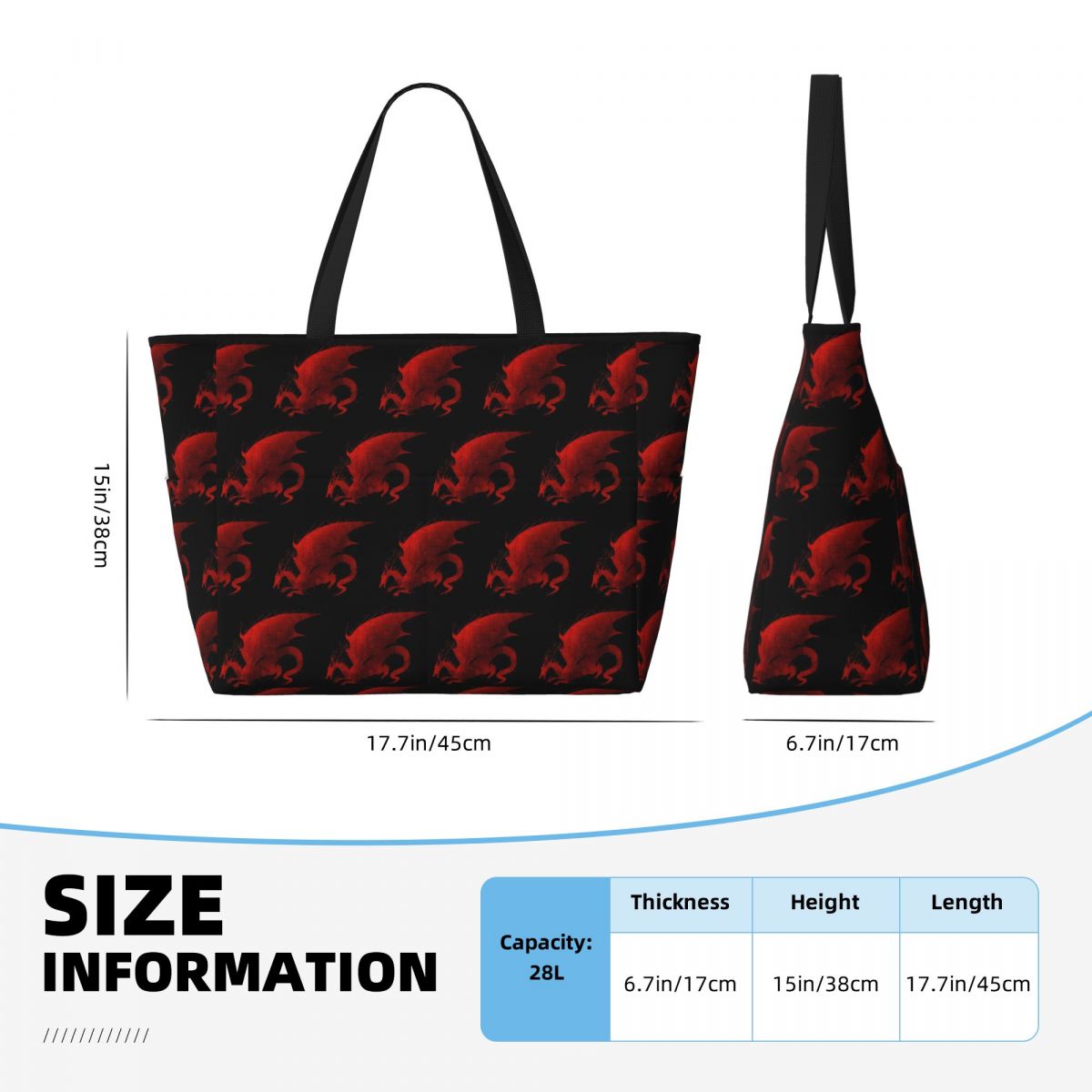 Dragon Age Origins Blood Drago - Yoga Fitness Tote reseña y precio