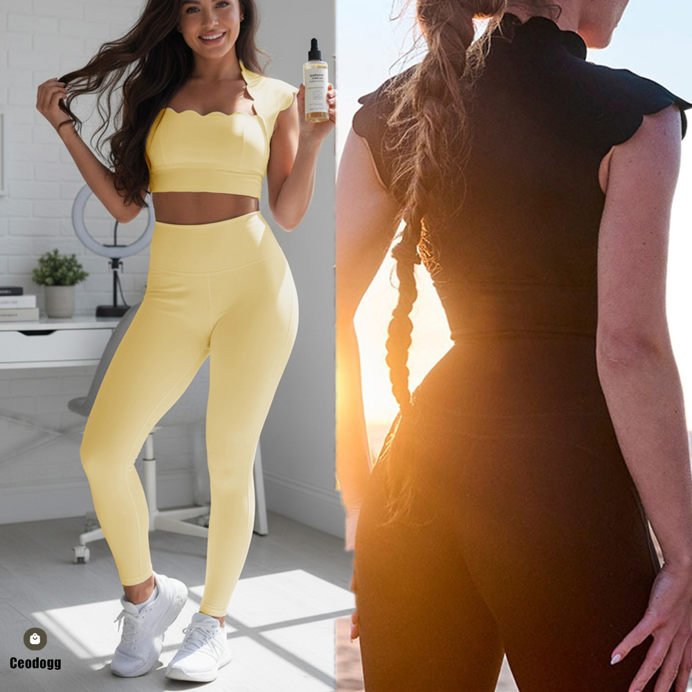 Top Deportivo Ondulado para Mu - Yoga Fitness Wear reseña y precio
