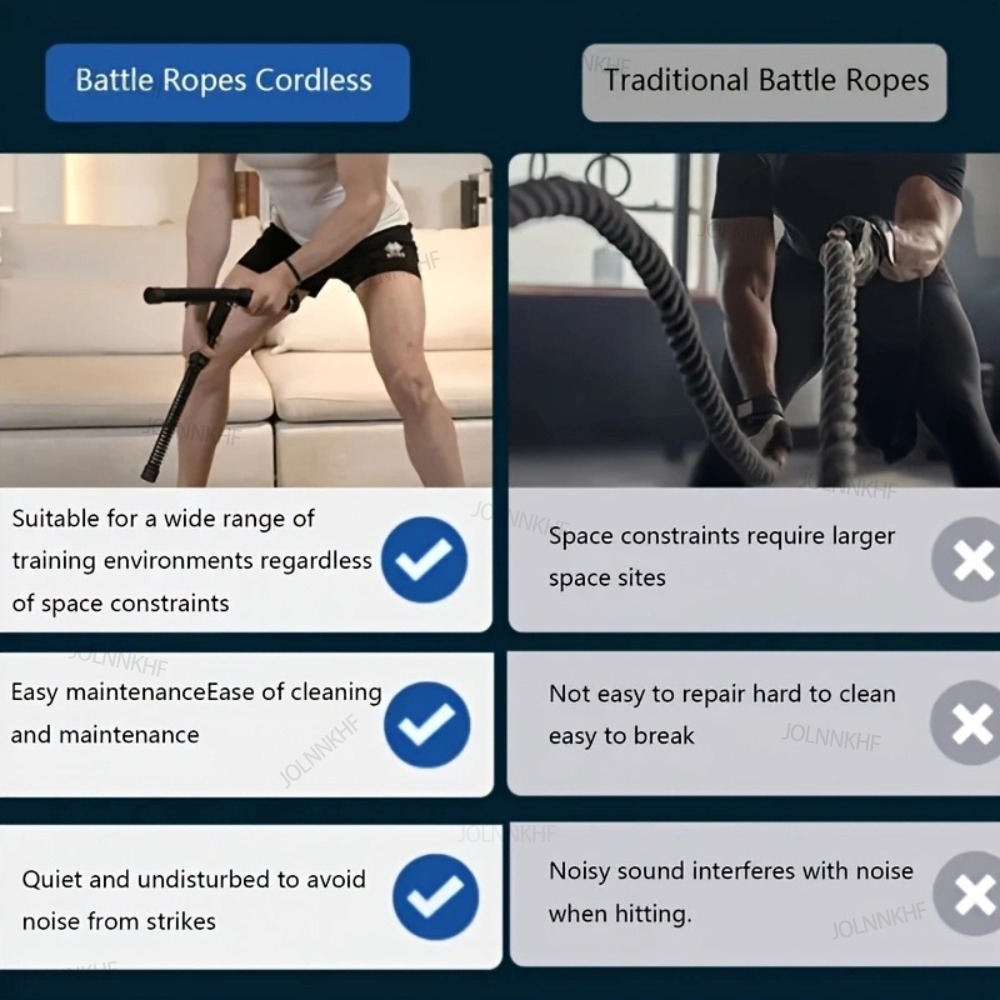 Cuerdas de Batalla Inalámbrica - Battle Rope Exercise reseña y precio